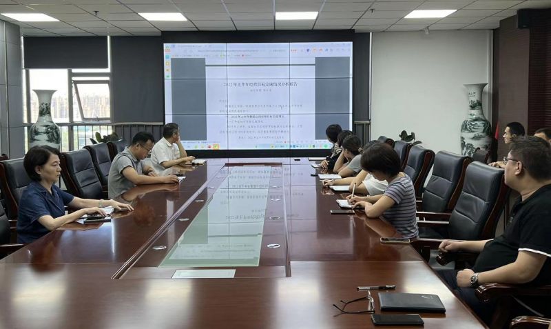 国鑫担保、洛烟中心传达学习国宏投控集团2022年年中工作会议精神