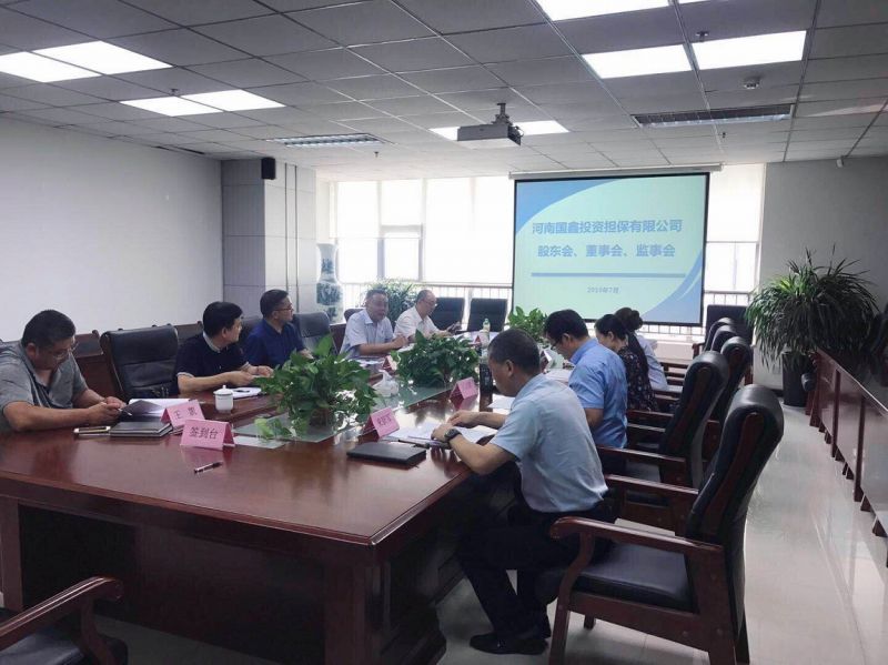 河南国鑫投资担保有限公司召开2019年股东会、董事会、监事会