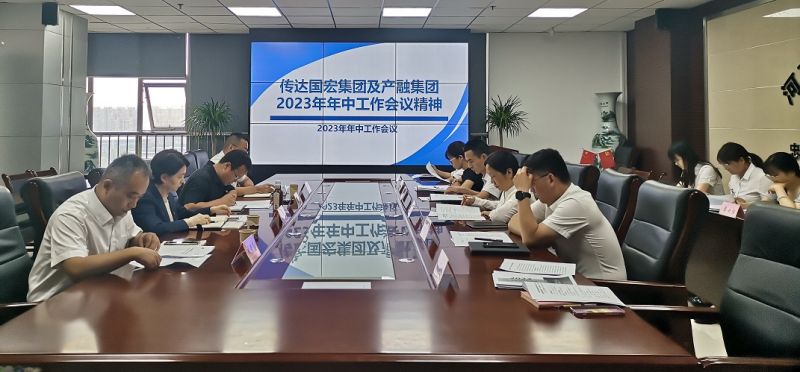 国鑫担保、洛烟中心召开2023年年中工作会议