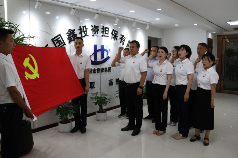 中共河南国鑫投资担保有限公司支部委员会 开展“重温入党誓词、交党费、强党性”活动