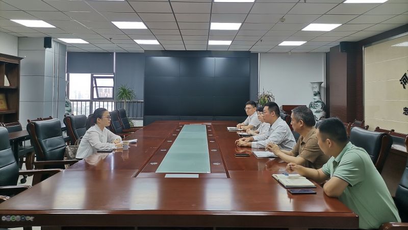 新网银行到国鑫担保进行业务交流