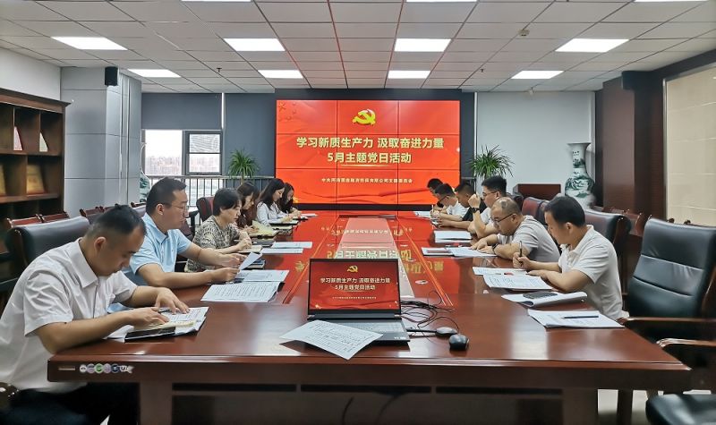 国鑫担保党支部开展“学习新质生产力、汲取奋进力量”主题党日活动